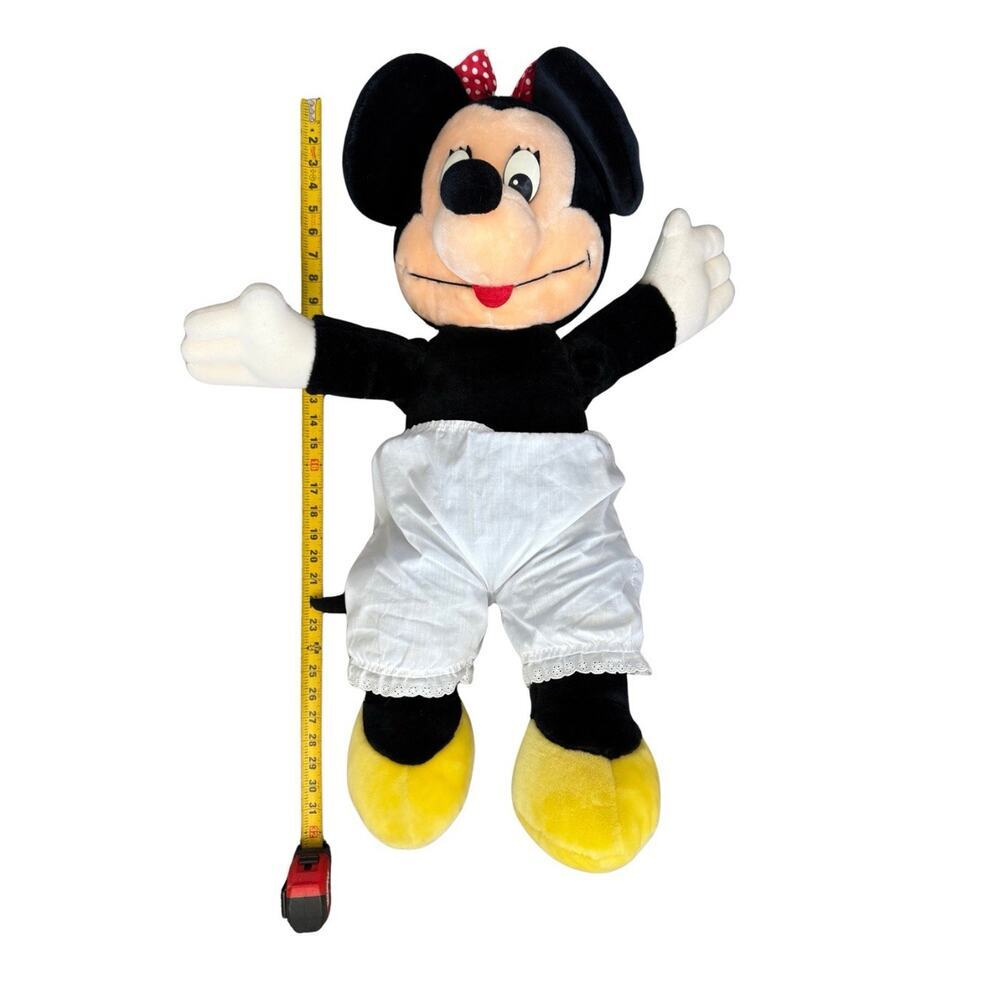 Vintage 1990s Minnie Mouse Jumbo Plush 30” Disney World Disneyland Rare - Picture 6 of 6
